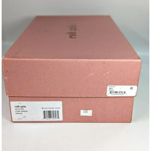 Cult Gaia Women's Lydia Square Toe Strap High Heel Sandals Size 38.5 (MSRP $428) - Picture 11 of 11